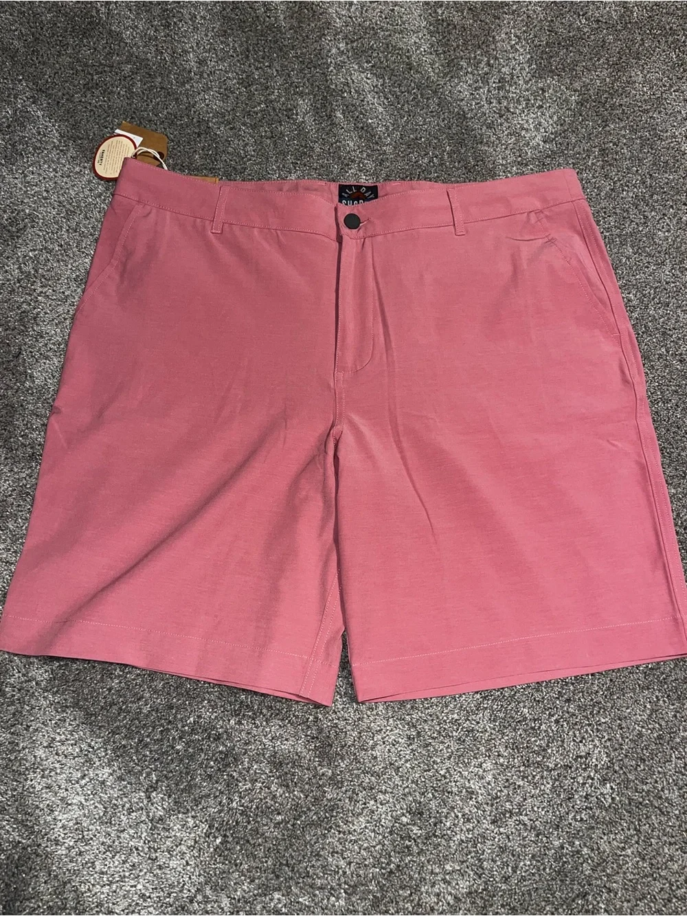 Faherty Mens All-Day Shorts 38 Pink Classic Lightweight UPF Casual Golf NWT